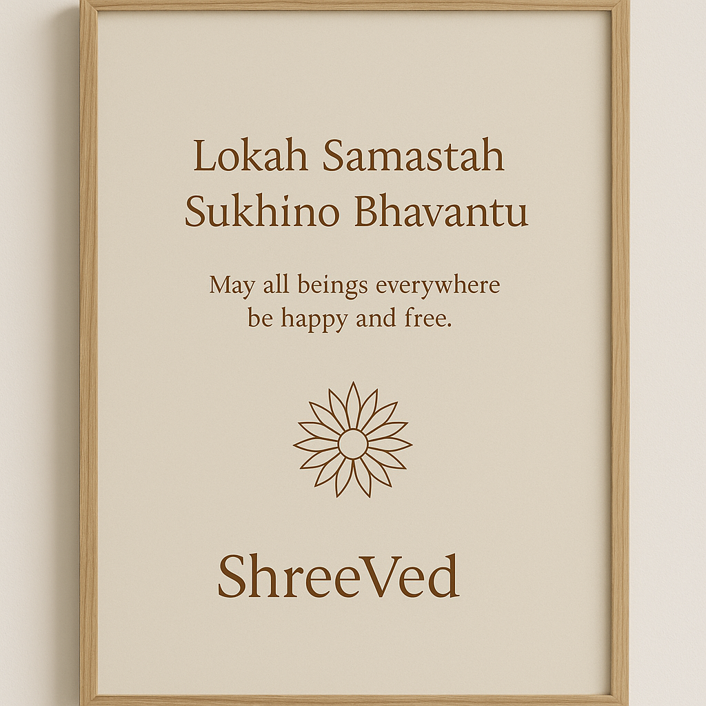 Lokah Samastah Sukhino Bhavantu - ShreeVed